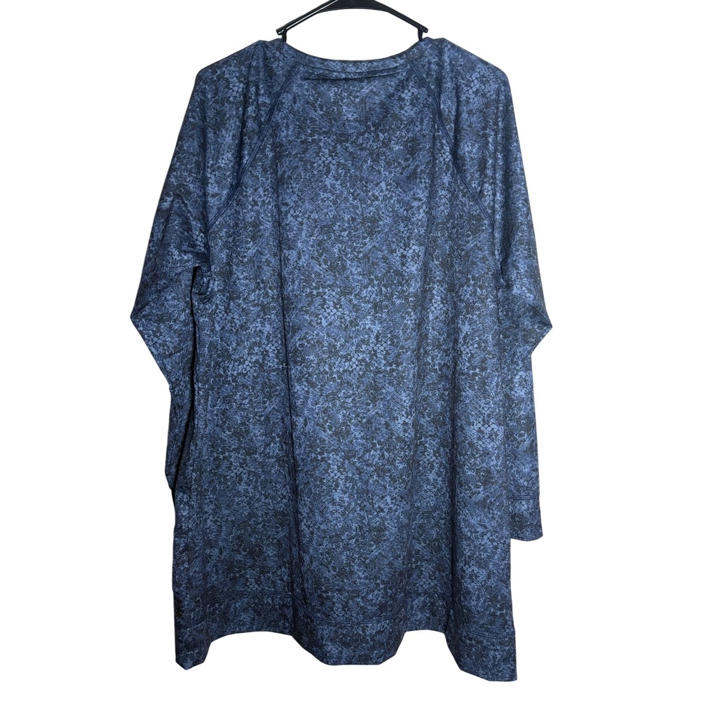 NWT Ideology Python Printed Plus Size 2X Navy Blu… - image 7